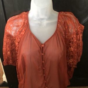 Lace Flowy Top
